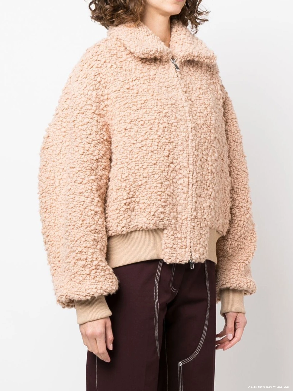 Affordable textured Stella McCartney jacket bomber softly Women cropped 0730
